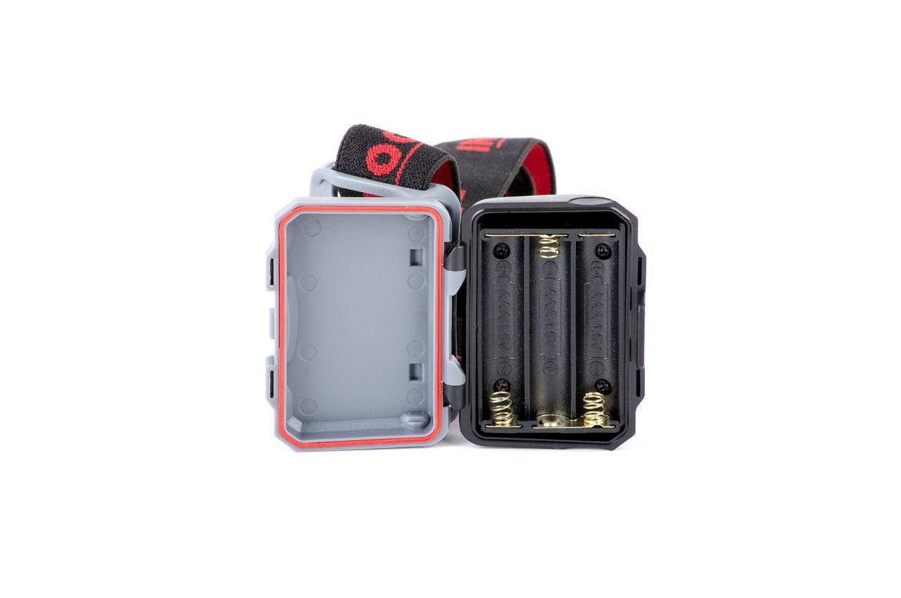 Ліхтар налобний Intertool 1 LED + 2 LED х 1 Вт (LB-0302)