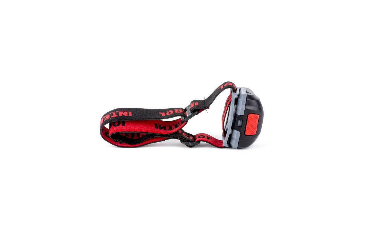 Ліхтар налобний Intertool 1 LED + 2 LED х 1 Вт (LB-0302)