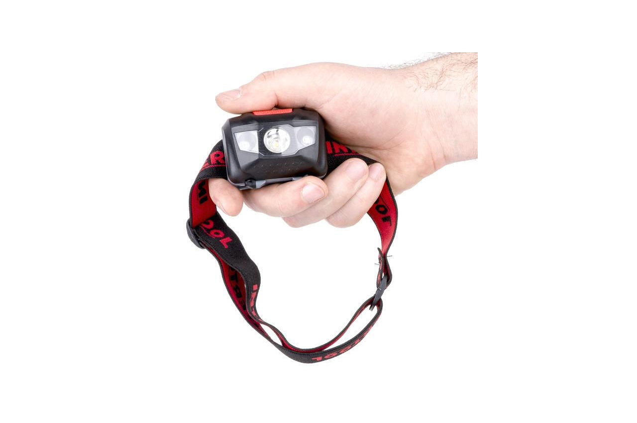 Ліхтар налобний Intertool 1 LED + 2 LED х 1 Вт (LB-0302)