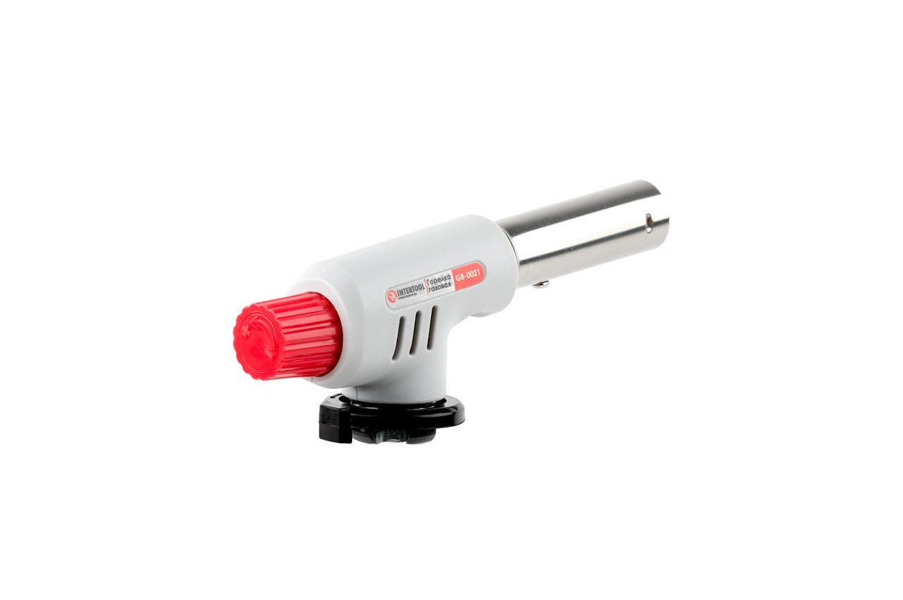 Пальник газовий c пьезоподжигом Intertool GB-0021 (GB-0021)