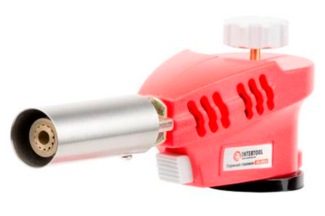 Пальник газовий c пьезоподжигом Intertool GB-0023 (GB-0023)
