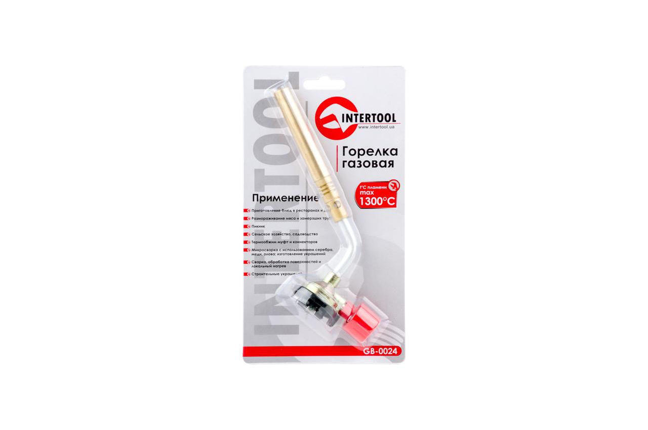 Пальник газовий Intertool 10 мм (GB-0024)