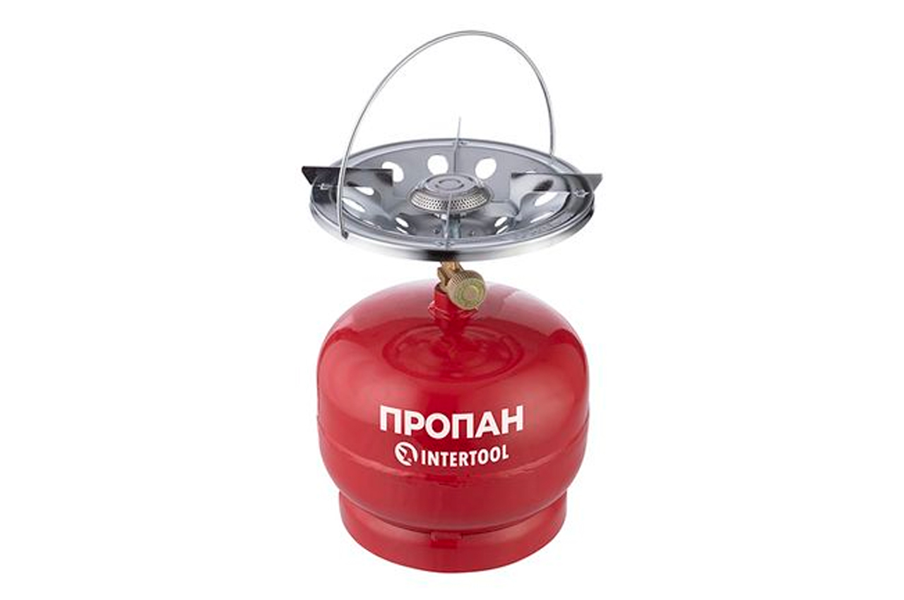 Плита Турист Intertool 5 л пропановий балон (GS-0005)