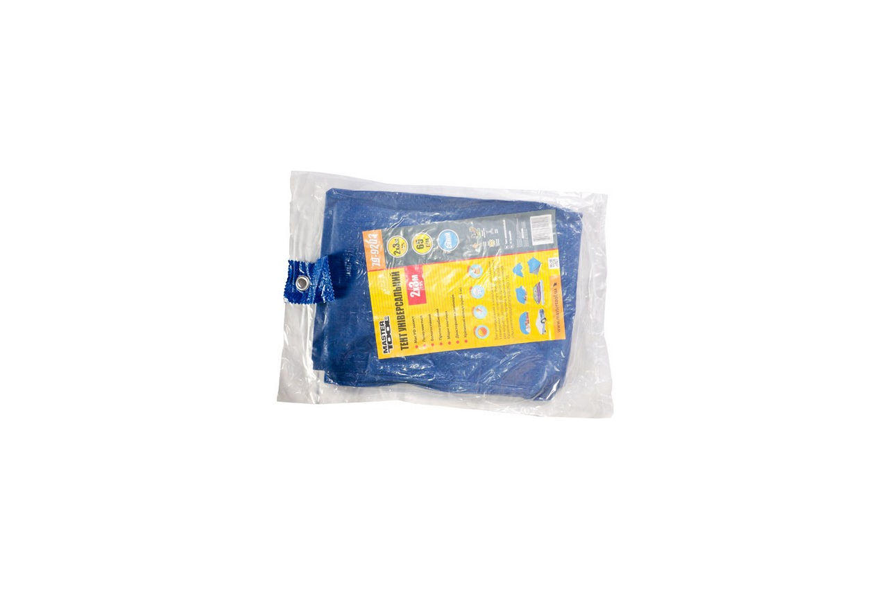Тент Mastertool 2 х 3 м 65 г/м² синій (79-9203)
