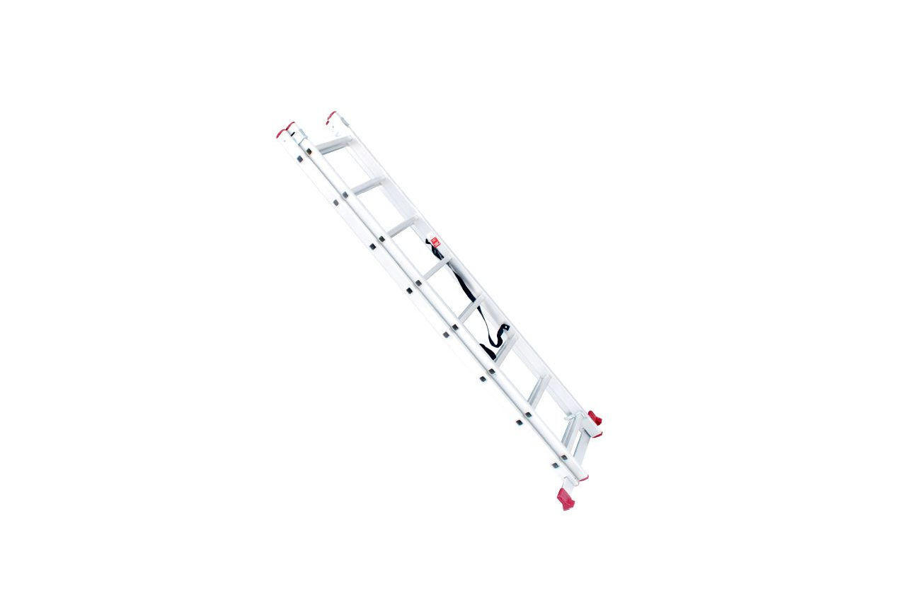 Сходи 2-х розкладна Intertool 3960 мм х 2x8 ступенів (LT-0208)