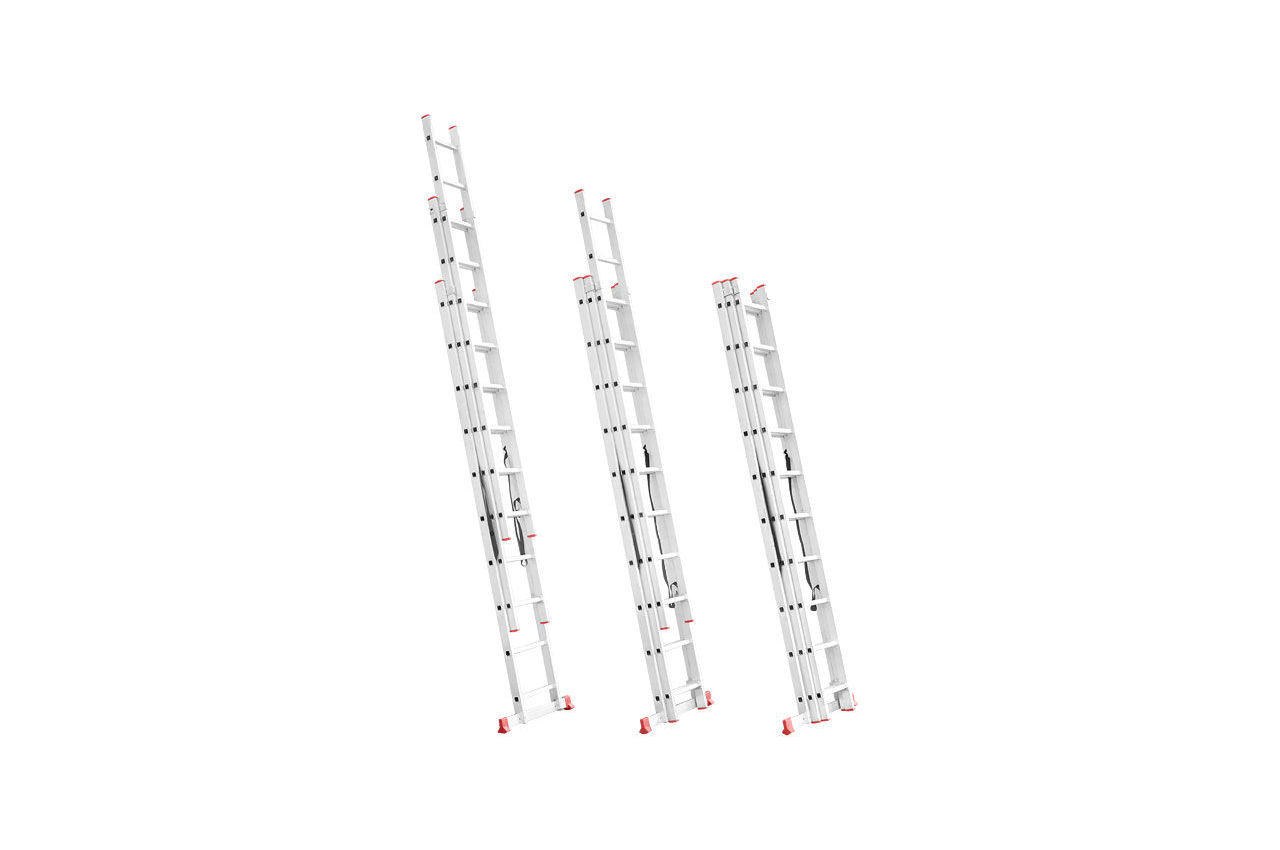 Сходи 3-х розкладна Intertool 6766 мм х 3x10 ступенів