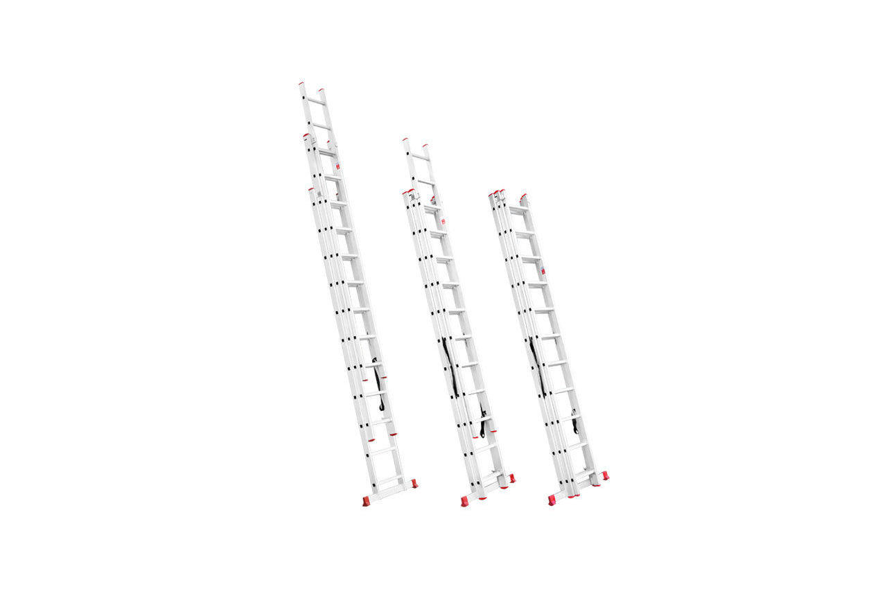 Сходи 3-х розкладна Intertool 7327 мм х 3x11 ступенів (LT-0311)