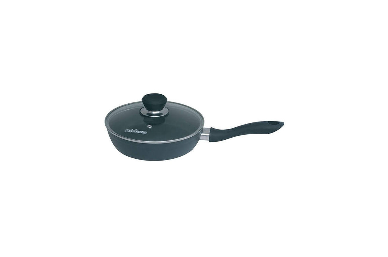 Сковорода антипригарна Maestro 280 мм з кришкою MR-1205-28 (MR-1205-28)