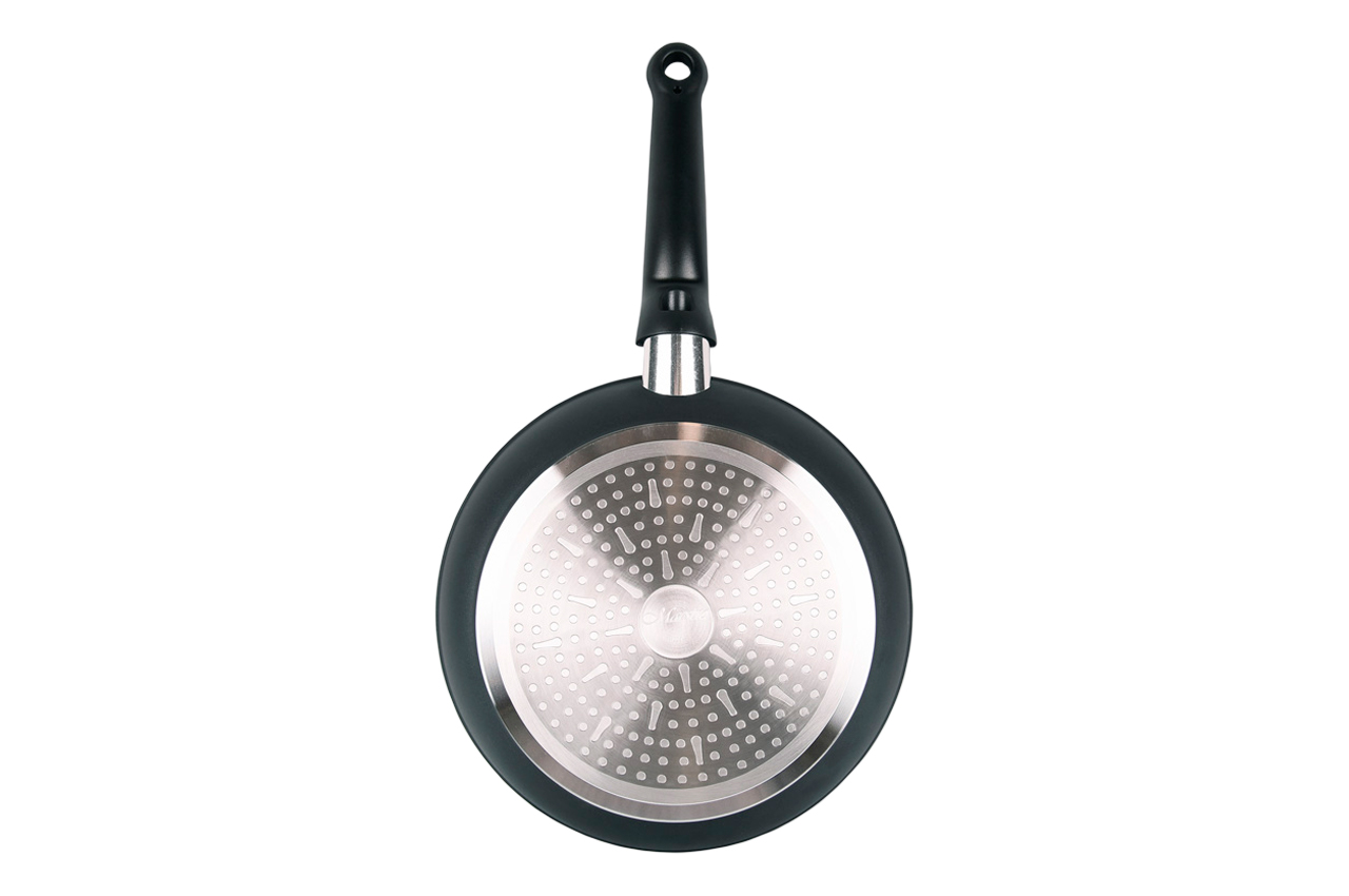 Сковорода антипригарна Maestro 240 мм з кришкою MR-1207-24 (MR-1207-24)