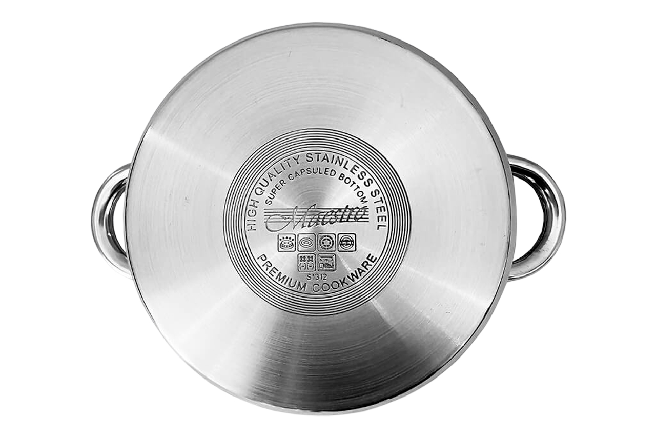 Пароварка нержавіюча Maestro 200 мм х 3 л MR-2900-20 (MR-2900-20)