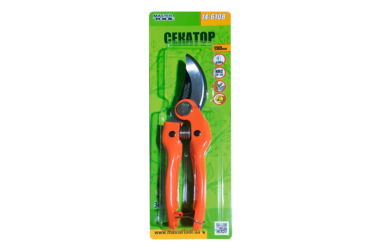 Секатор Mastertool 190 мм d = 10 мм (14-6108)