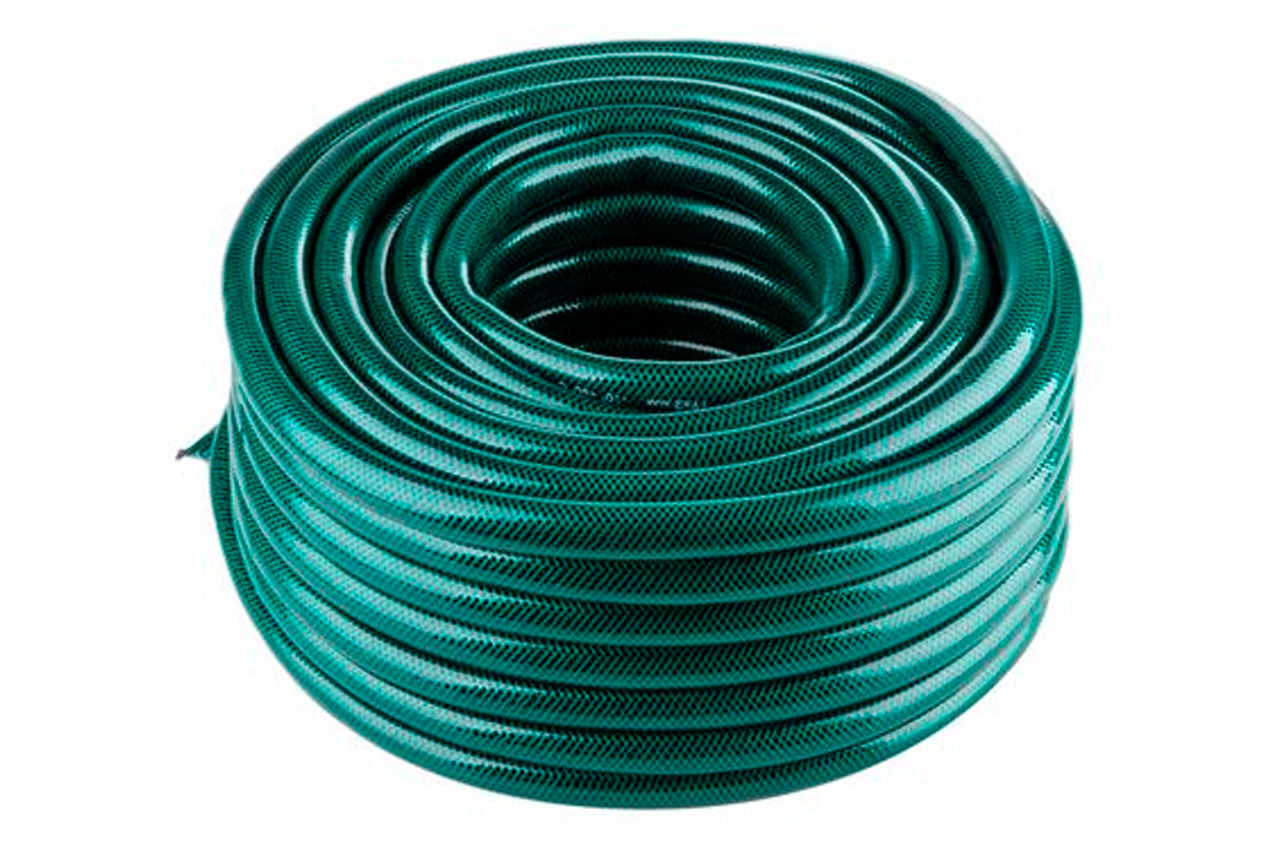 Шланг поливальний Intertool 3/4" х 30 м зелений 3-х шаровий (GE-4045)