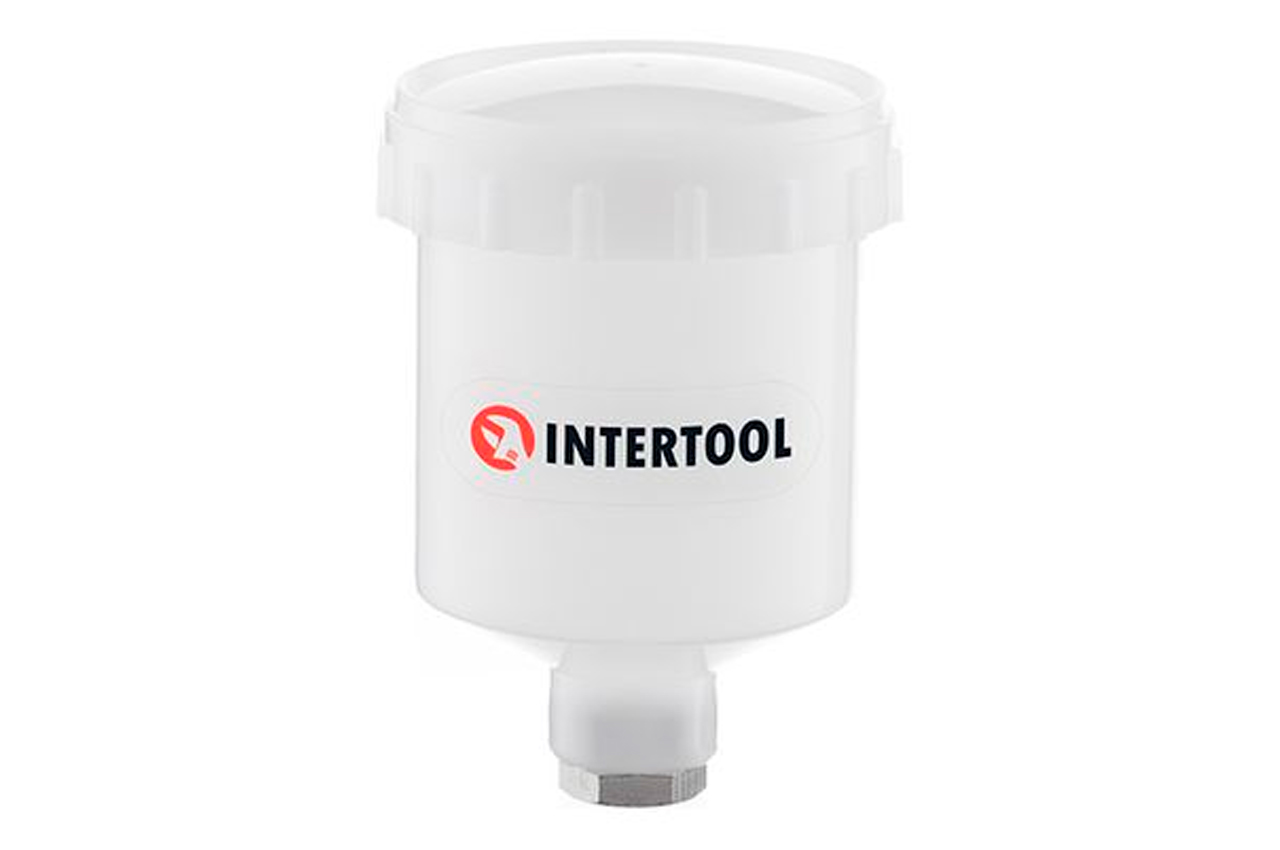 Бачок для пневмопистолета HVLP Intertool 125 мл внутренняя резьба 3/8" (PT-1900)