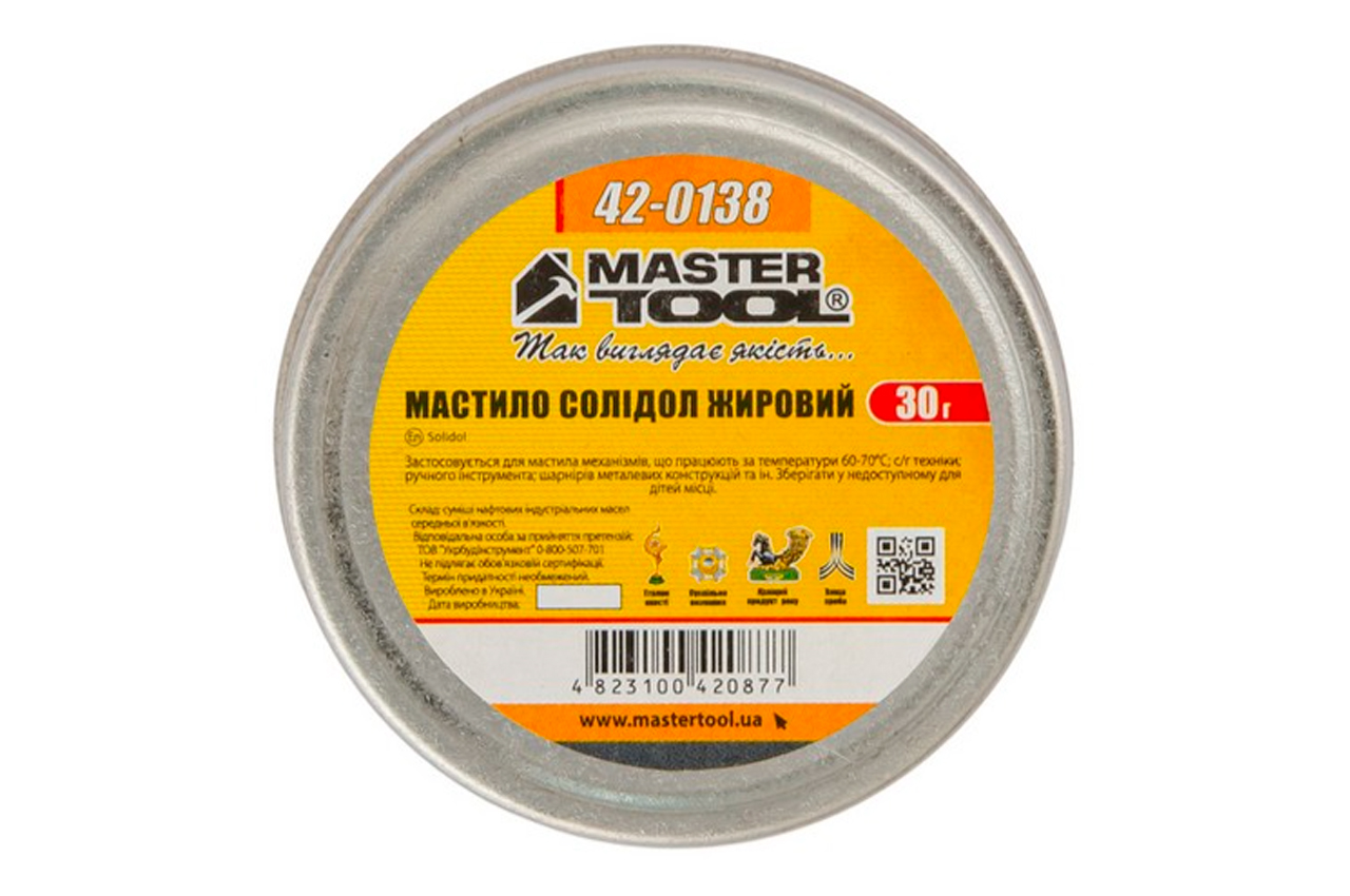 Солідол жировий Mastertool 30 г (42-0138) (15 шт.)