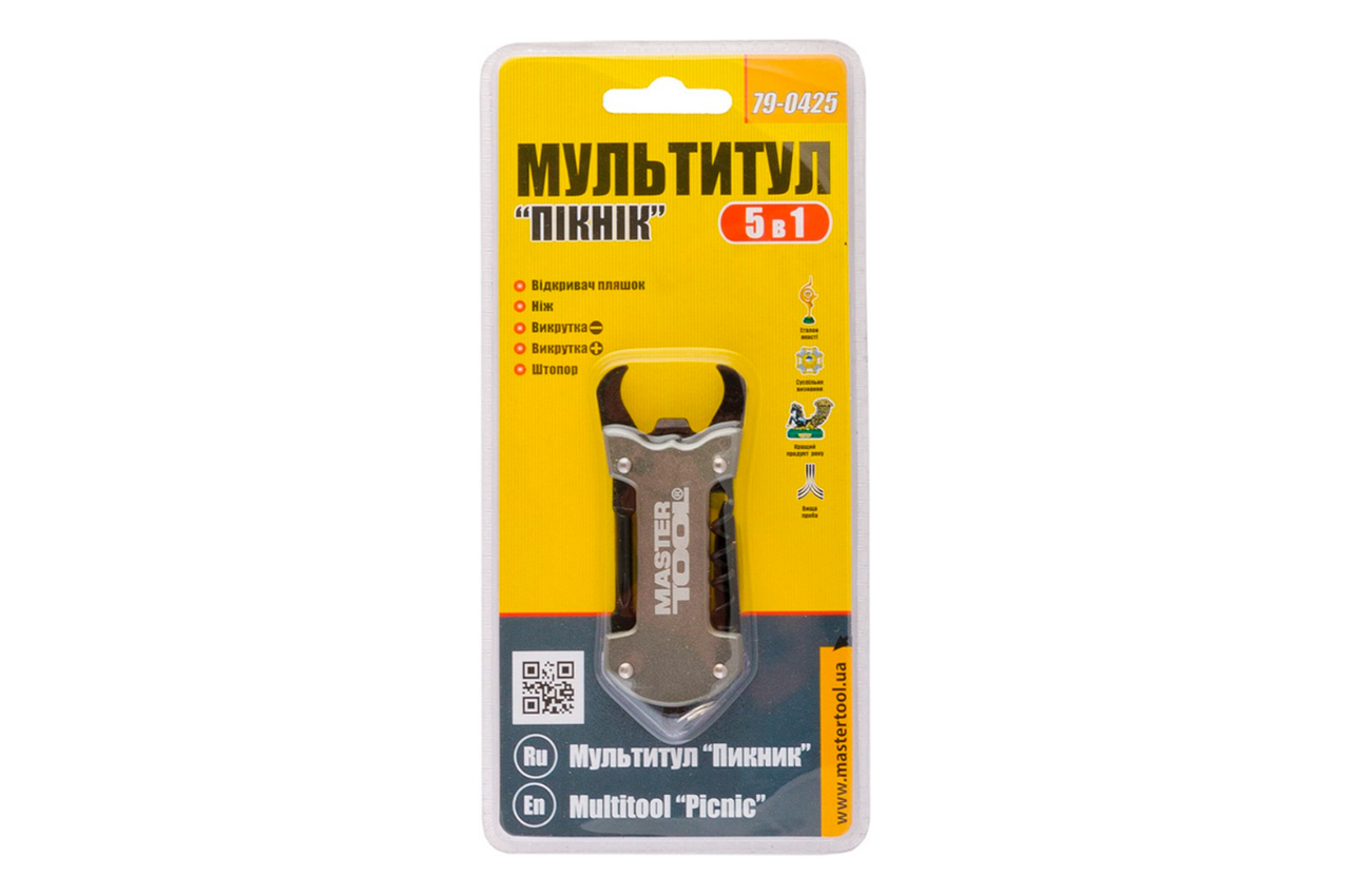 Мультитул Mastertool 5-в-1 пікнік (79-0425)