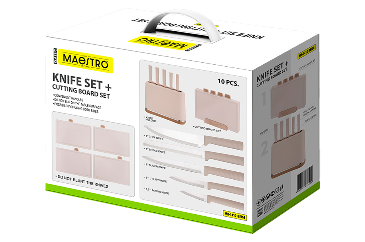 Набір ножів Maestro 8 од. MR-1412 (MR-1412-BEIGE)
