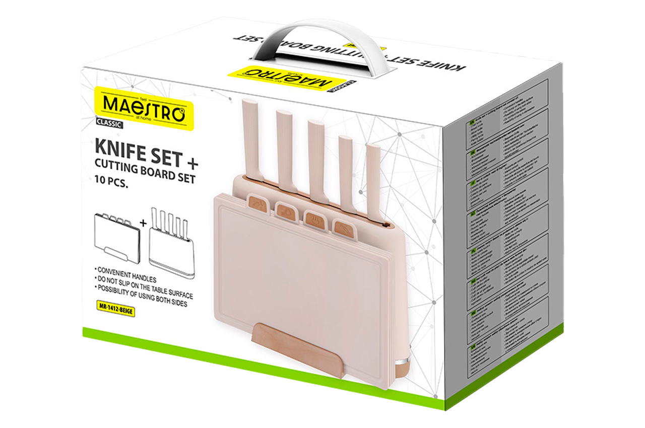 Набір ножів Maestro 8 од. MR-1412 (MR-1412-BEIGE)