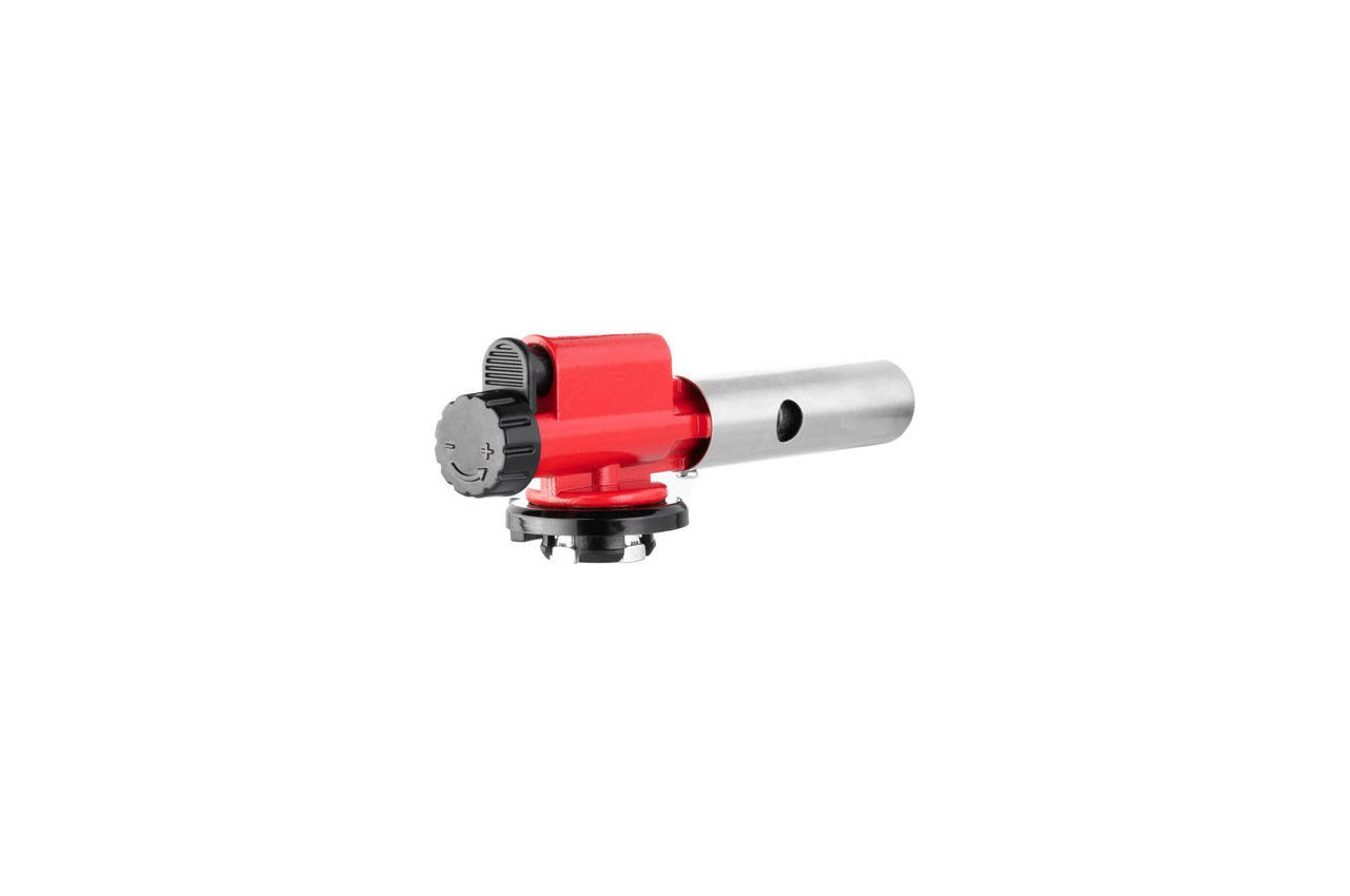 Пальник газовий c пьезоподжигом Intertool суцільнометалевий (GB-0027)