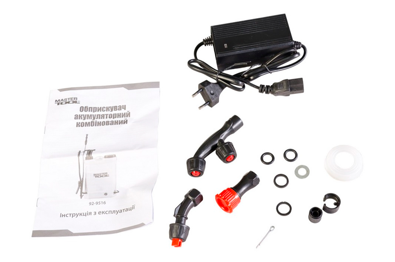 Обприскувач акумуляторний Mastertool 16 л комбінований (92-9516)