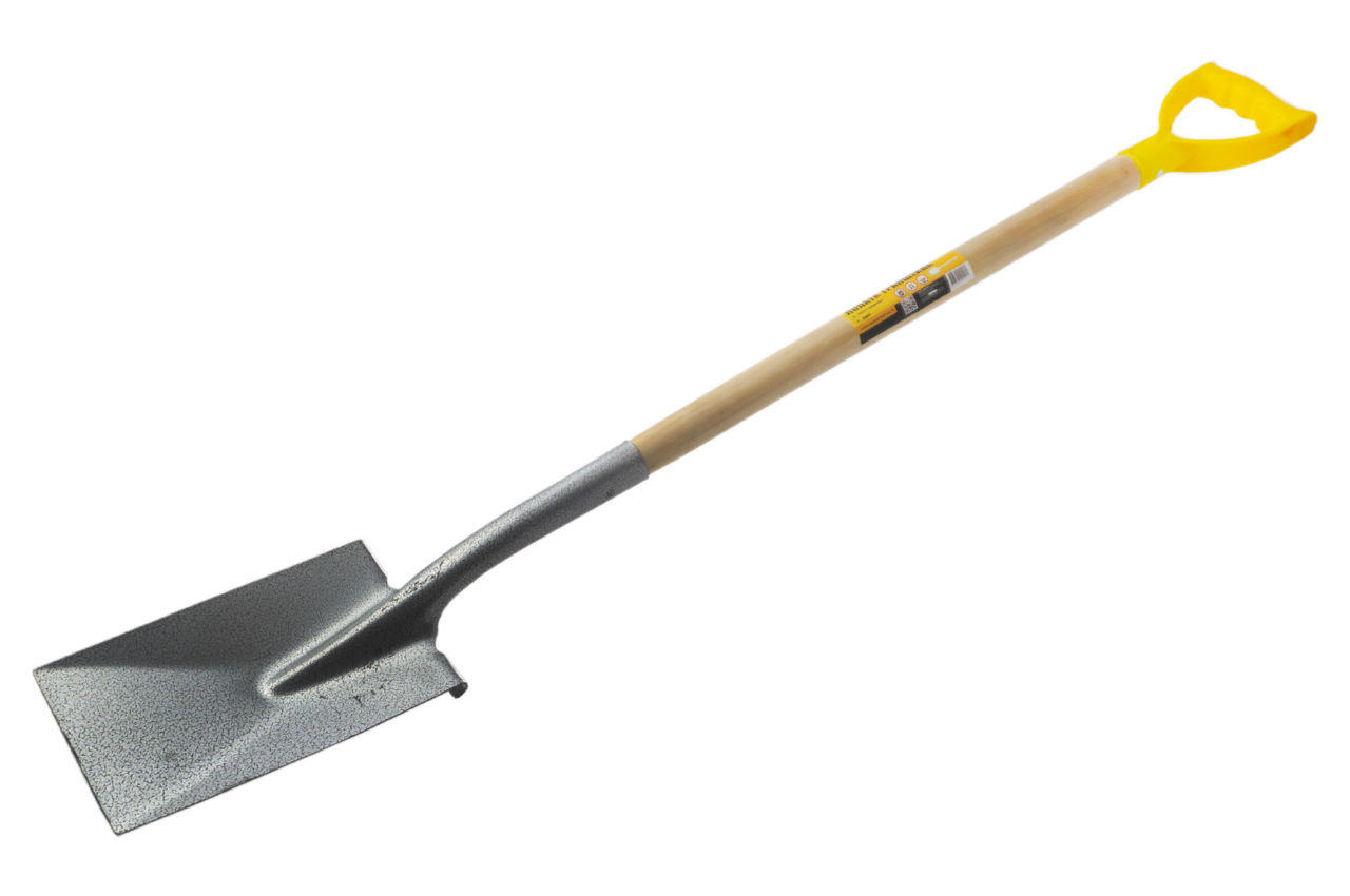 Лопата траншейний Mastertool 290 x 180 мм ручка дерево (14-6270)