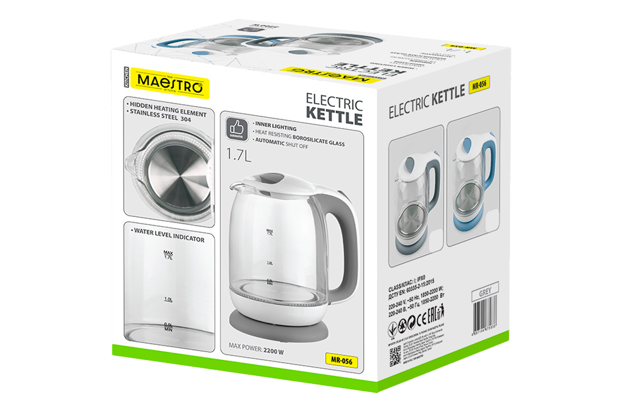 Електрочайник Maestro MR-056-Grey (MR-056-GREY)