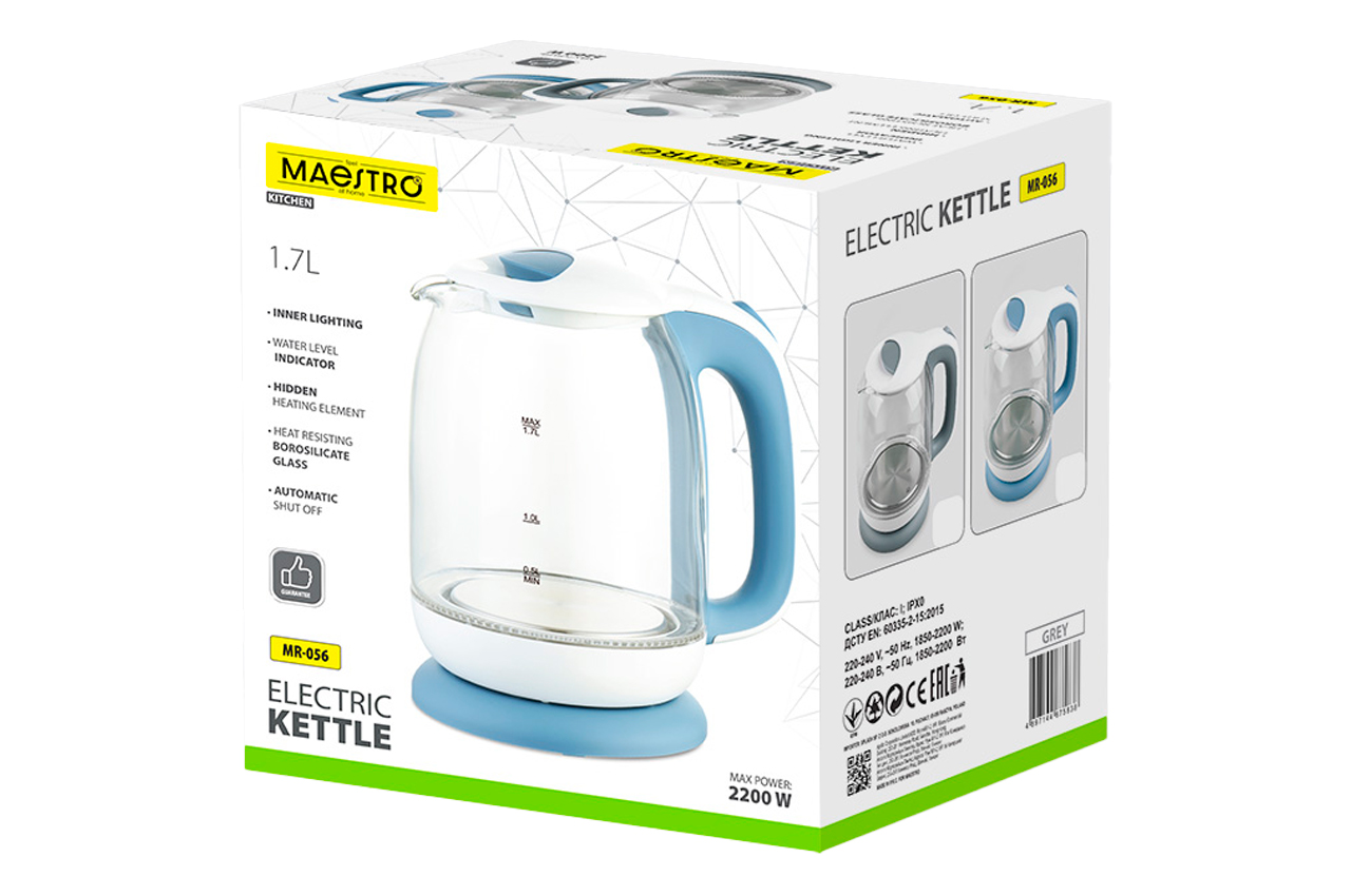 Електрочайник Maestro MR-056-Grey (MR-056-GREY)