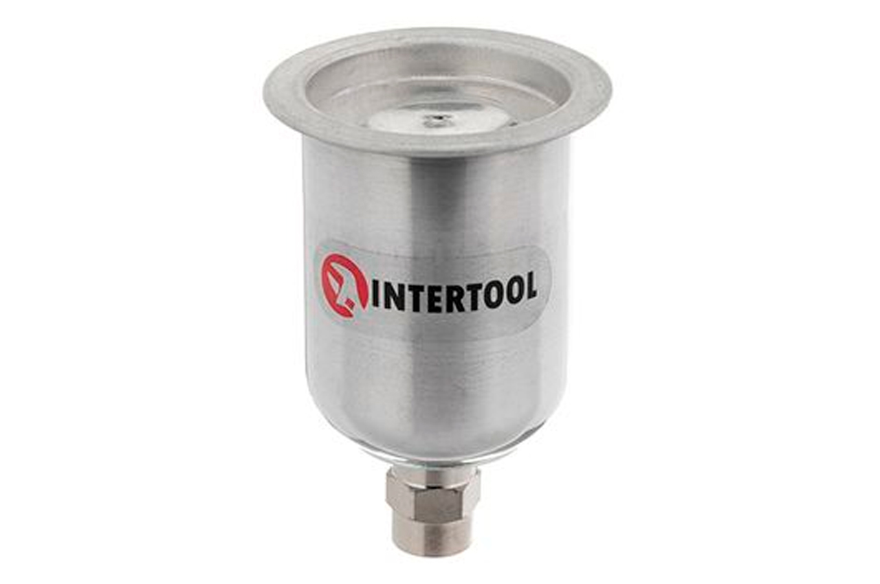 Бачок для краскопульта HVLP Intertool 125 мл внутренняя резьба M14 x 1 мм (PT-1903)