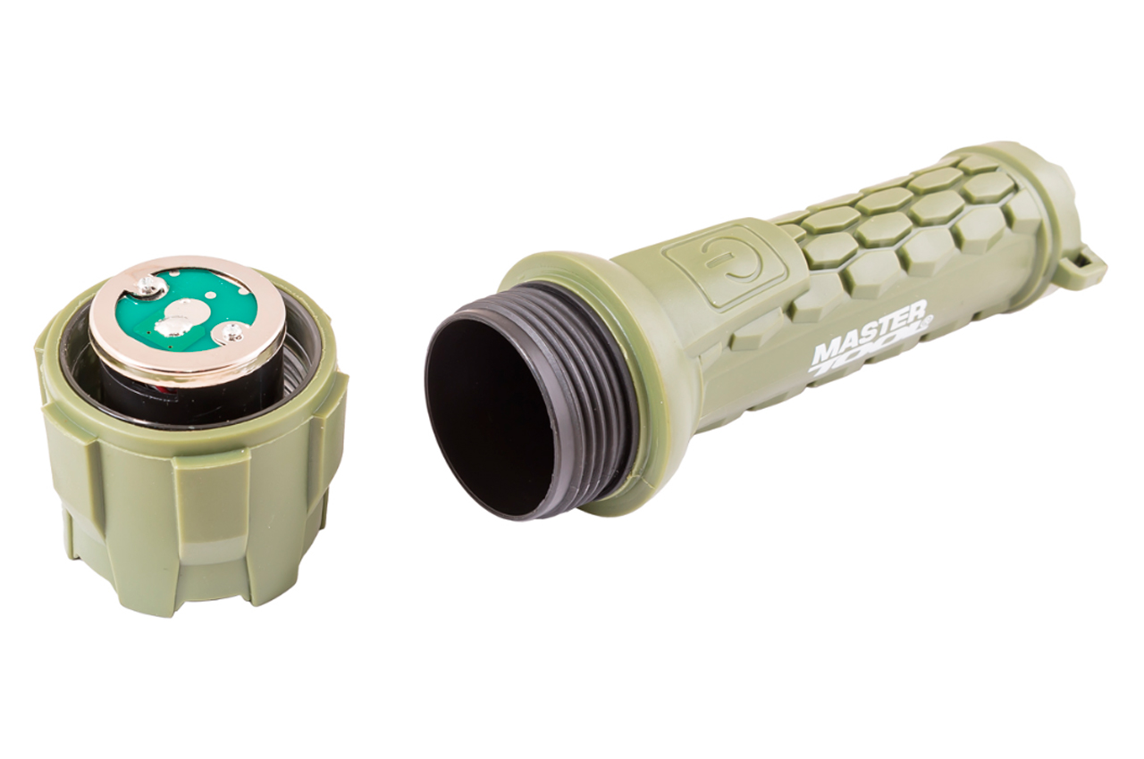 Ліхтар ручний Mastertool 1LED x 1 Вт водонепроникний (94-0802)