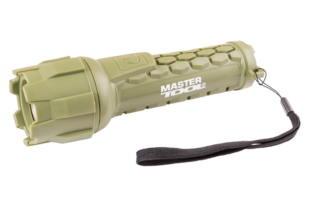 Ліхтар ручний Mastertool 1LED x 1 Вт водонепроникний (94-0802)