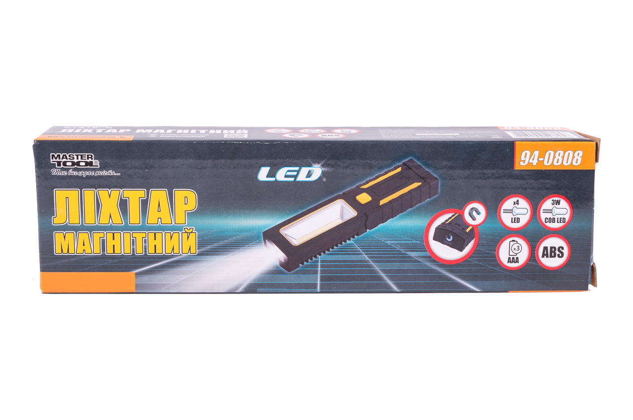 Ліхтар магнітний Mastertool 5LED x 3 Вт (1COB) (94-0808)