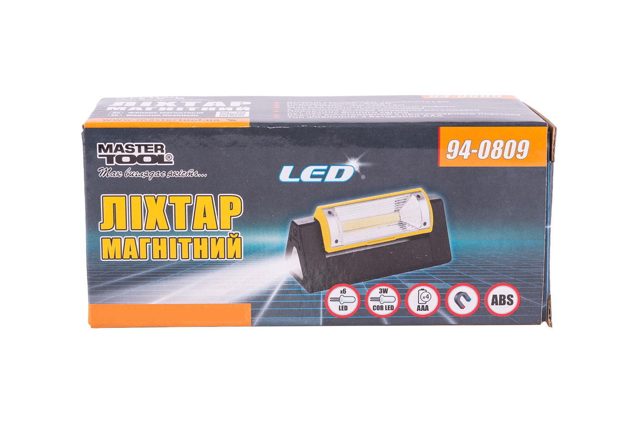 Ліхтар магнітний Mastertool 7LED x 3 Вт (1COB) (94-0809)