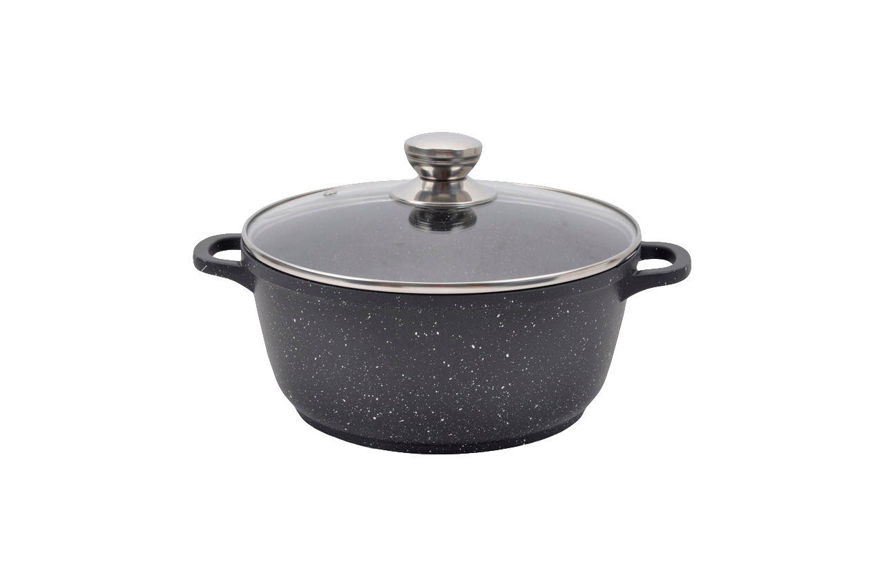 Каструля антипригарная Maestro 180 мм x 1.7 л Granite (MR-4218)