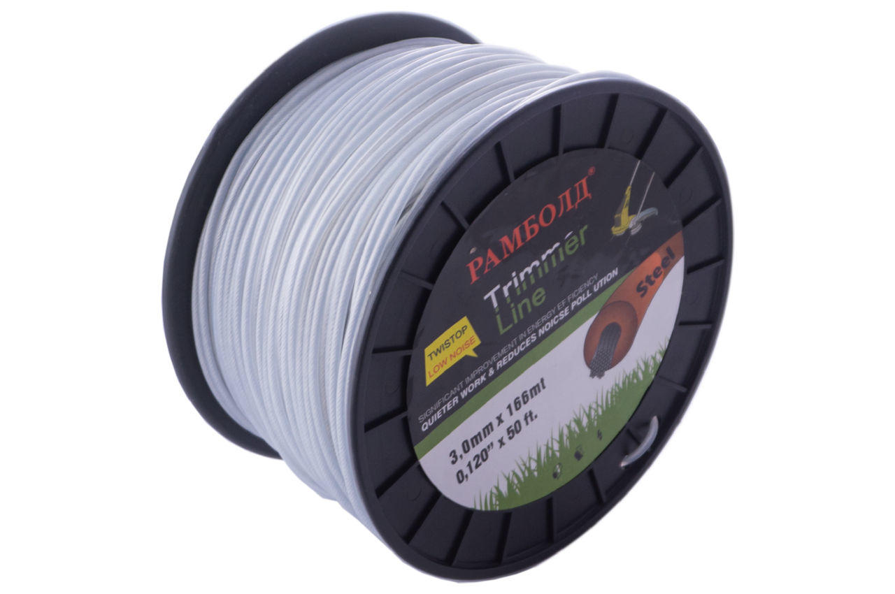 Волосінь для трі ммера Рамболд 3.0 мм x 166 м трос (SE 3*166)