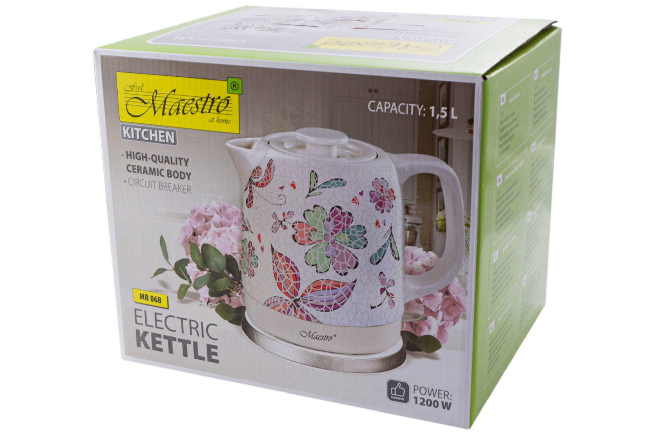 Електрочайник Maestro MR-068-Flowers (MR-068-FLOWERS)