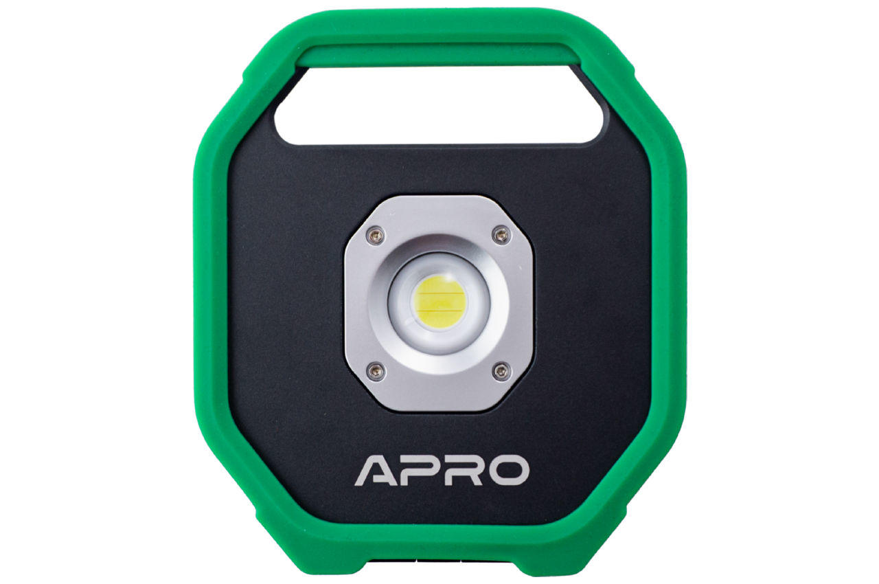 Прожектор акумуляторний Apro 10 Вт Li-Ion (900520)