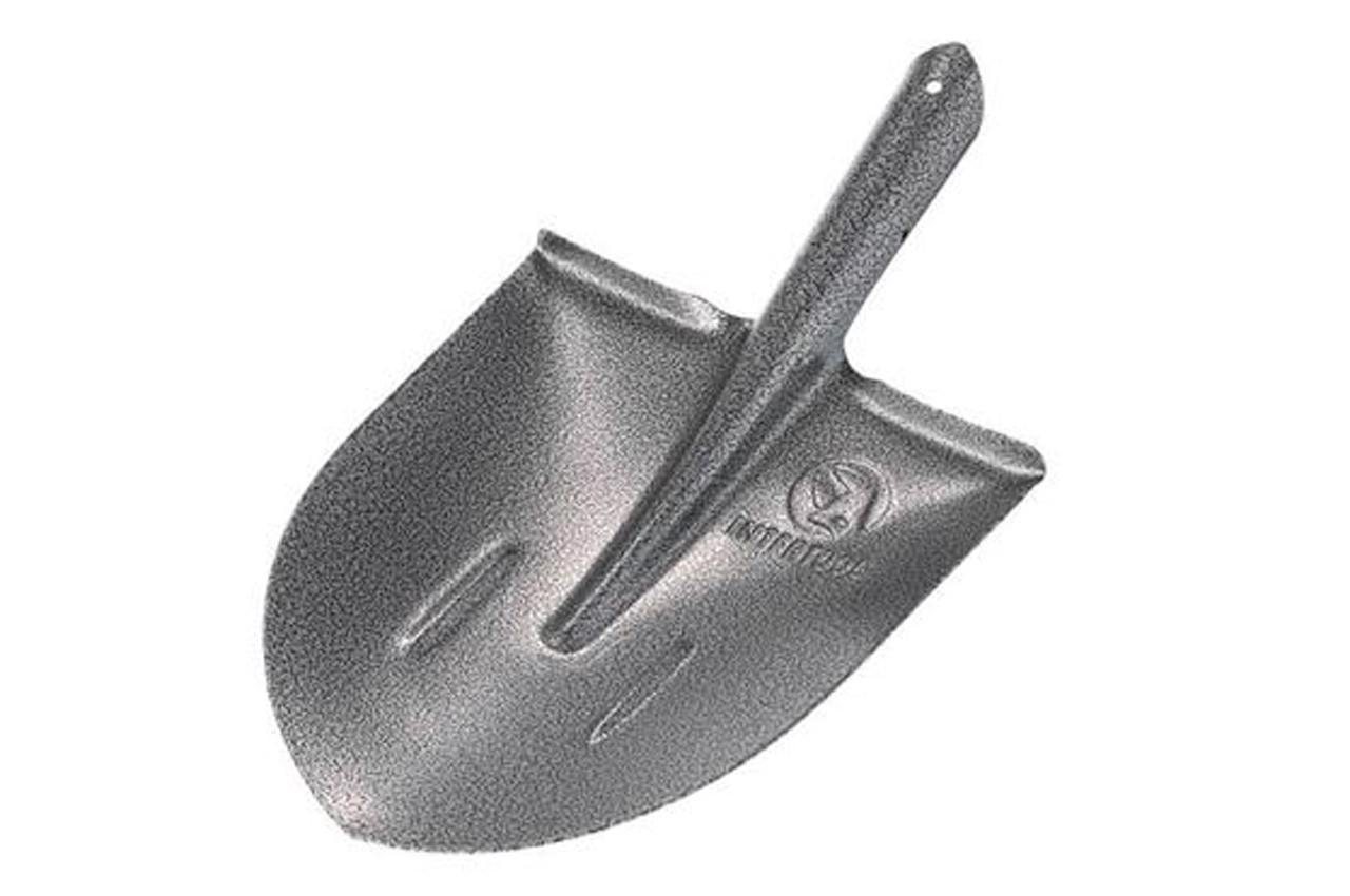 Лопата штикова американка Intertool 0.8 кг з ребрами жорсткості (FT-2000)