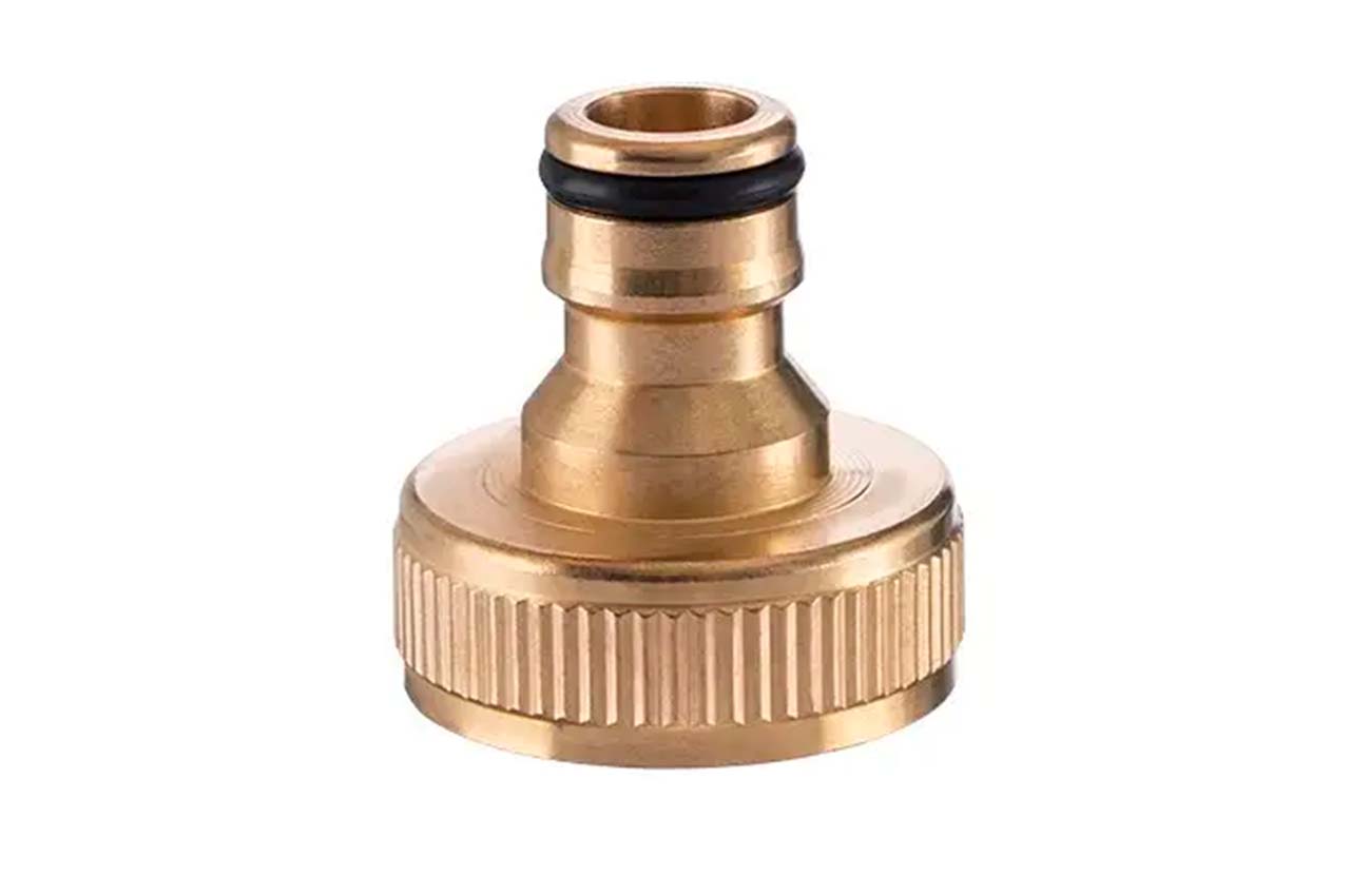 Адаптер латунний Intertool-Storm на конектор 1/2" з внутрішнім різьбленням 1" (GE-1212)