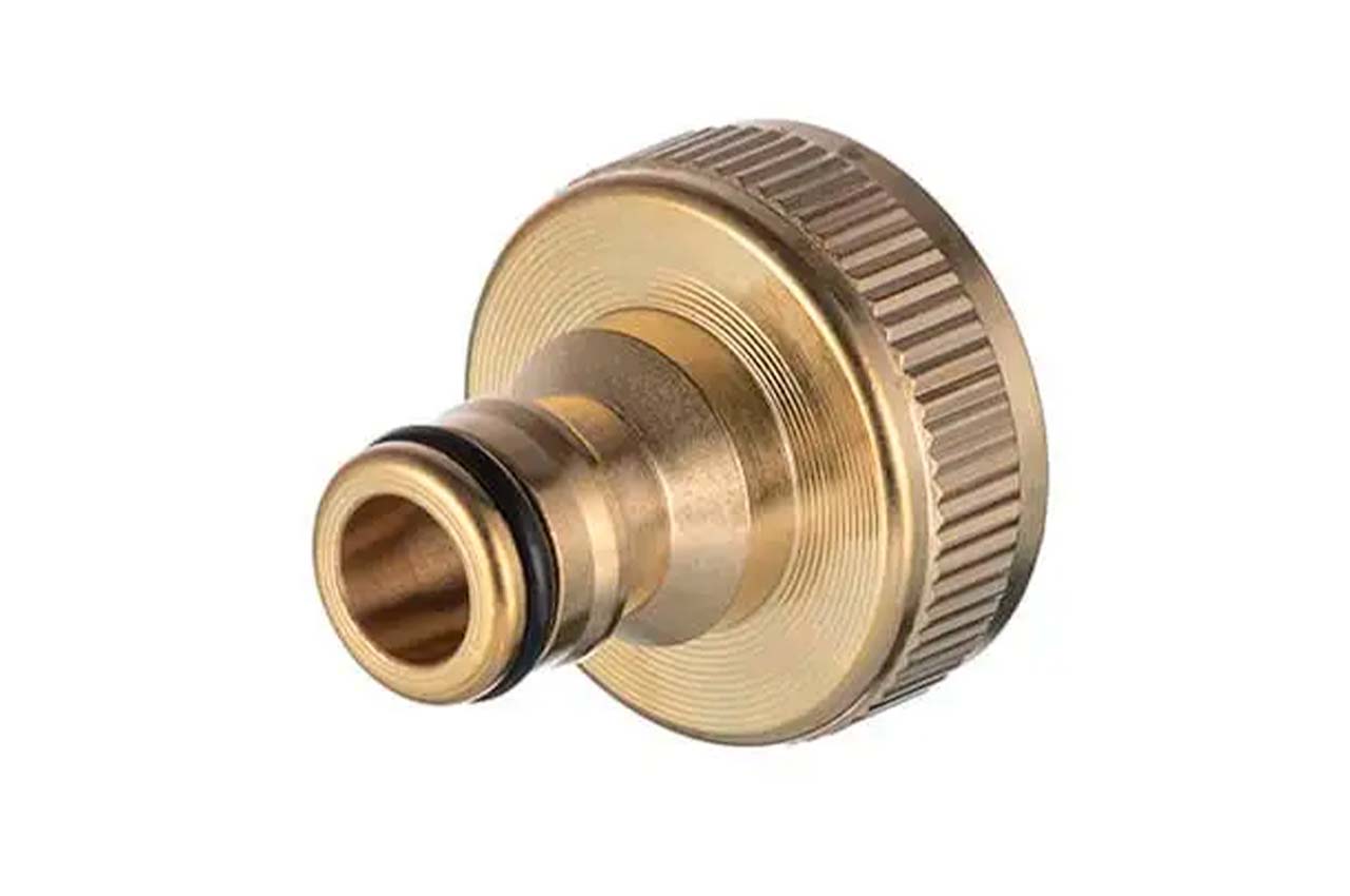 Адаптер латунный Intertool-Storm на коннектор 1/2" с внутренней резьбой 3/4" и 1" (GE-1211)
