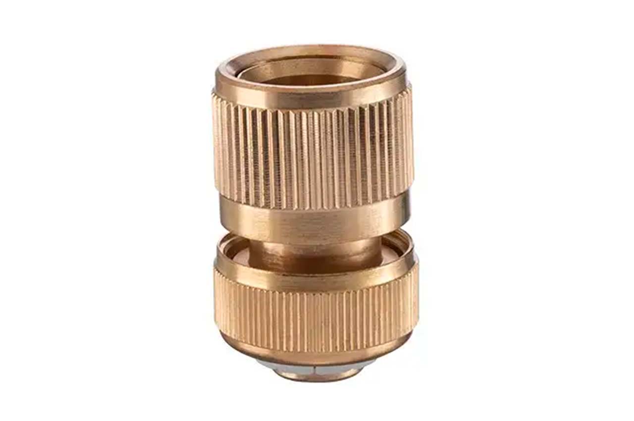 Конектор латунний на шланг Intertool-Storm 1/2" × 1/2" (GE-1216)