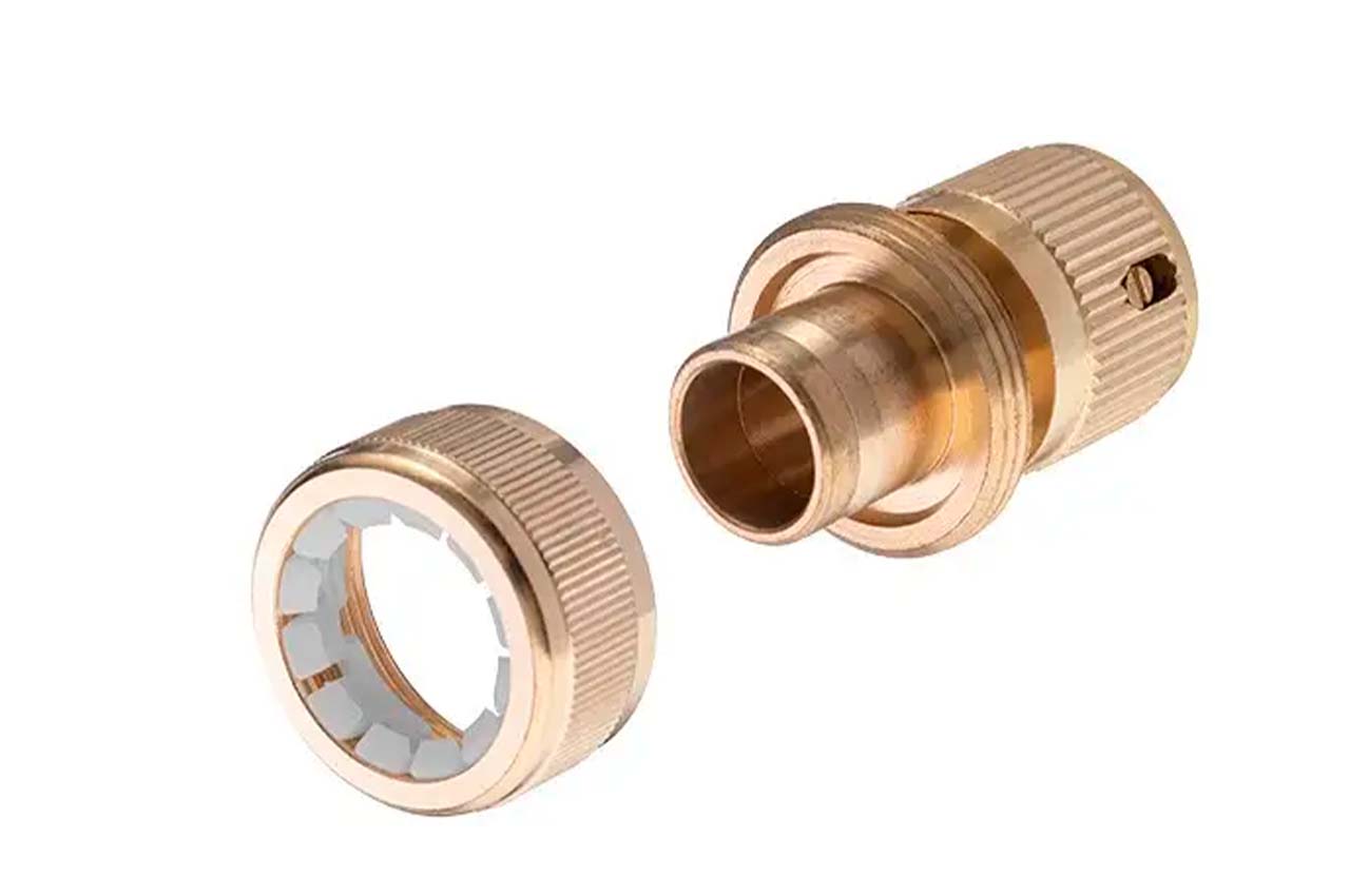 Конектор латунний на шланг Intertool-Storm 1/2" × 3/4" (GE-1220)