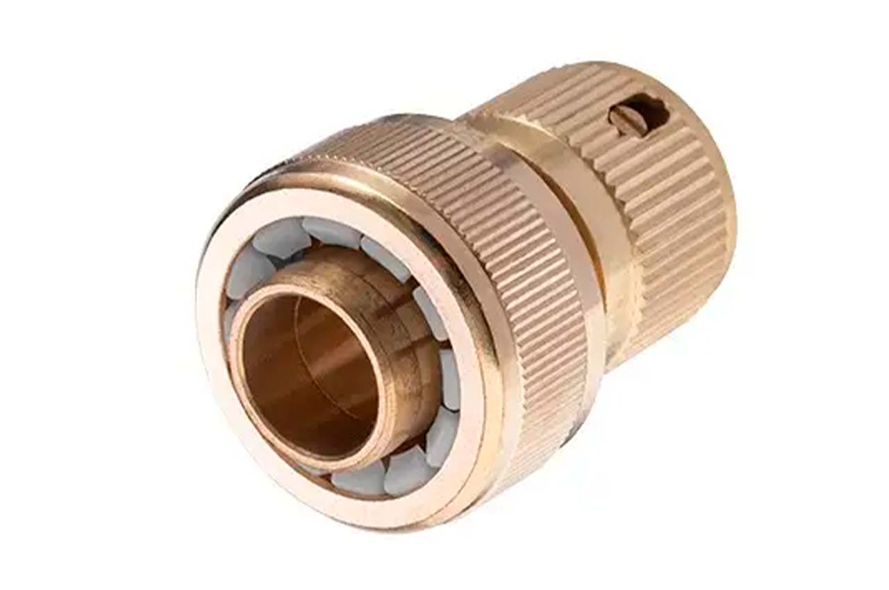 Конектор латунний на шланг Intertool-Storm 1/2" × 3/4" (GE-1220)