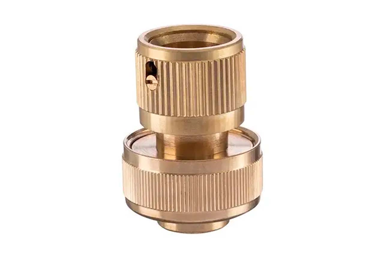 Конектор латунний на шланг Intertool-Storm 1/2" × 3/4" (GE-1220)