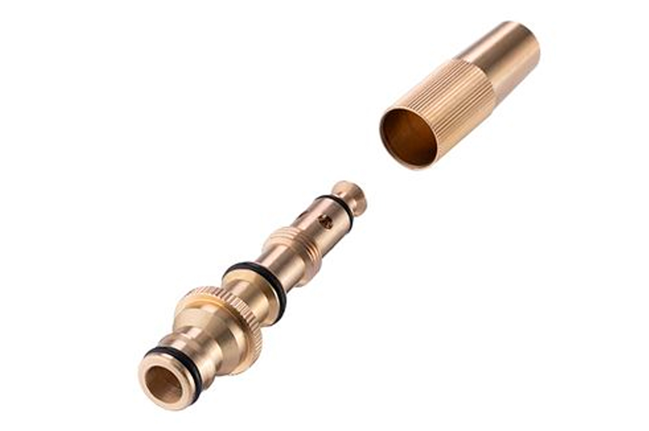 Насадка латунна для поливу Intertool-Storm 1/2" з плавним регулюванням подачі. (GE-1421)