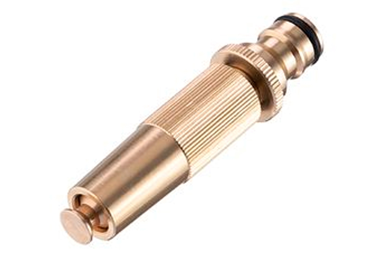 Насадка латунна для поливу Intertool-Storm 1/2" з плавним регулюванням подачі. (GE-1421)