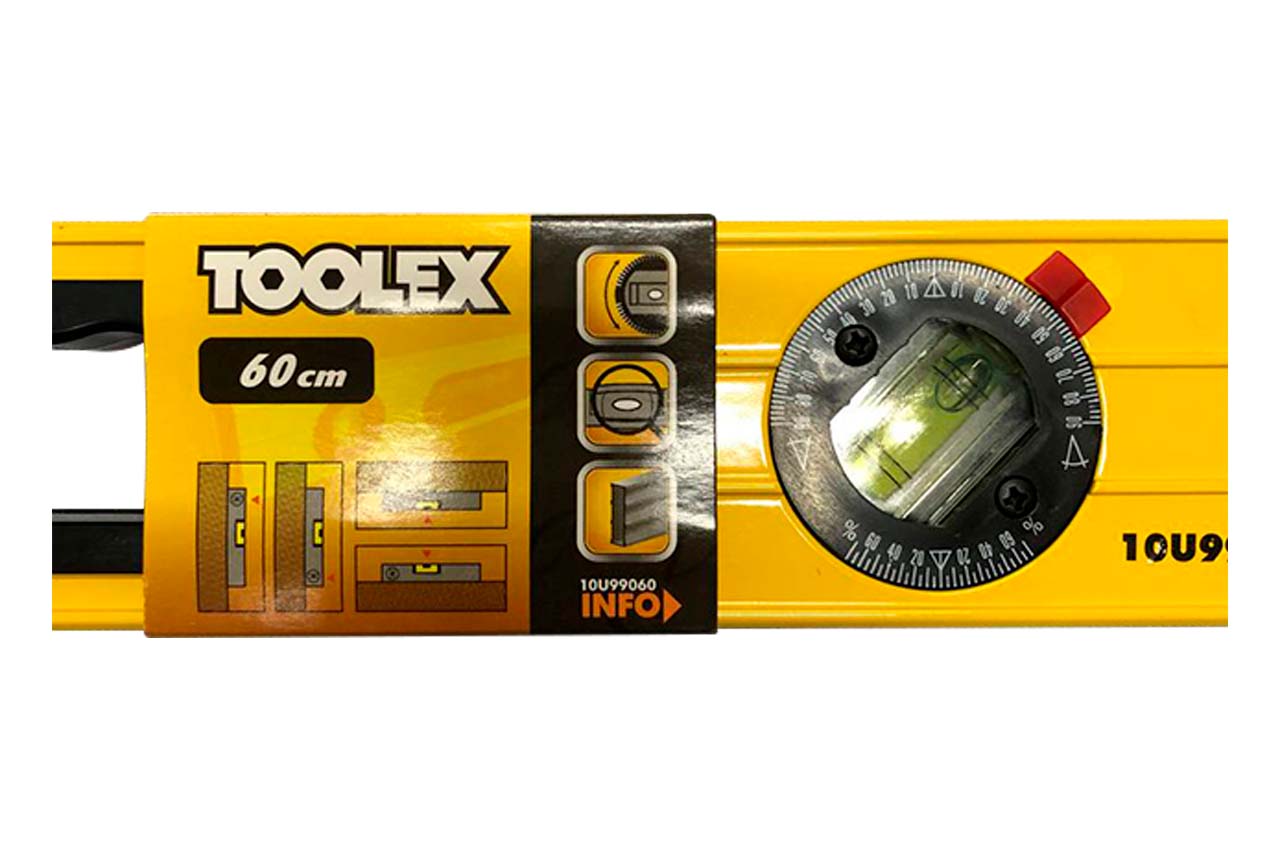 Рівень Toolex 600мм з поворотною капсулою (10U99-060)