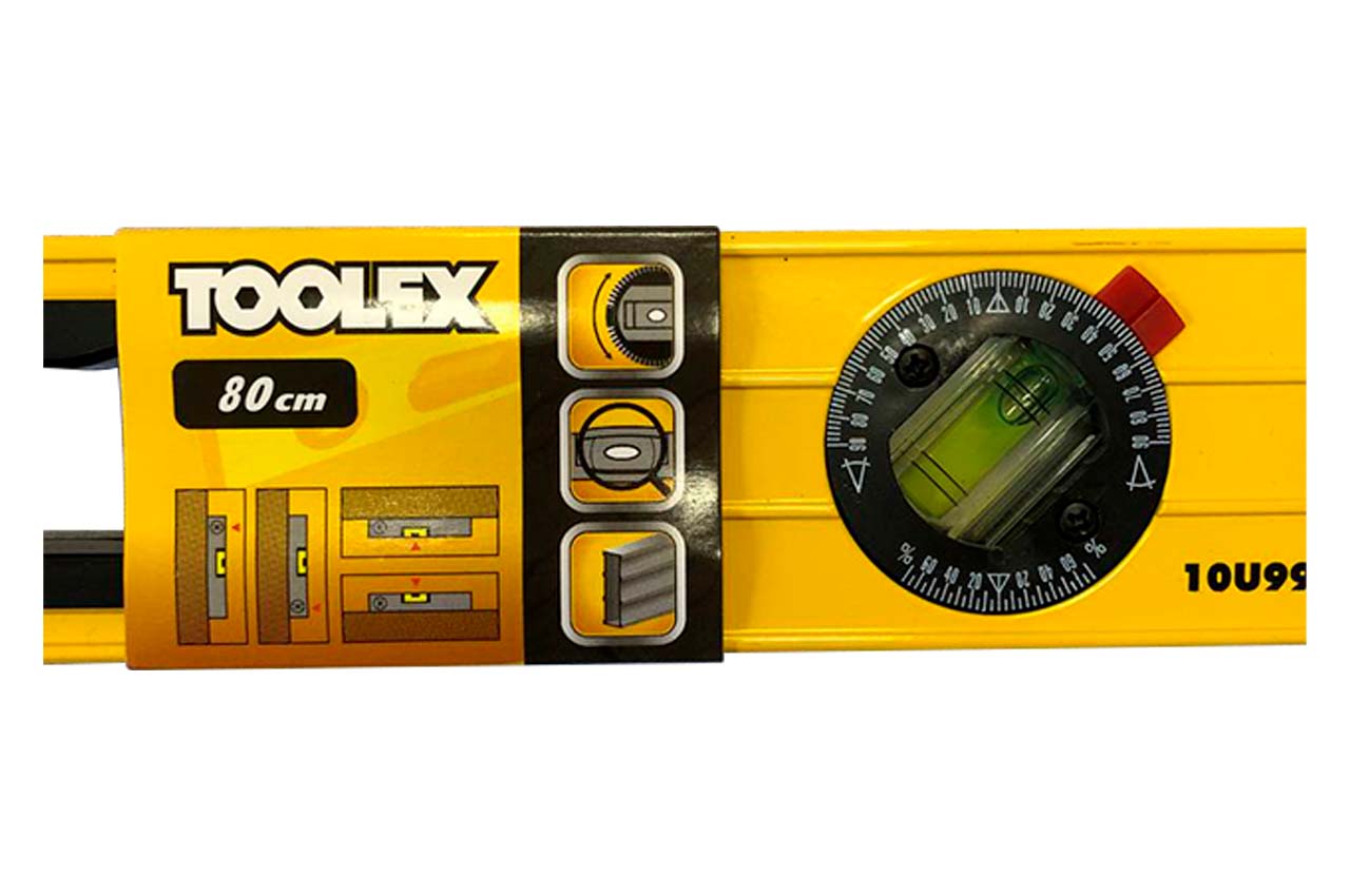 Рівень Toolex 800мм з поворотною капсулою (10U99-080)