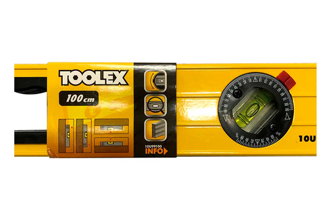 Рівень Toolex 1000мм з поворотною капсулою (10U99-100)