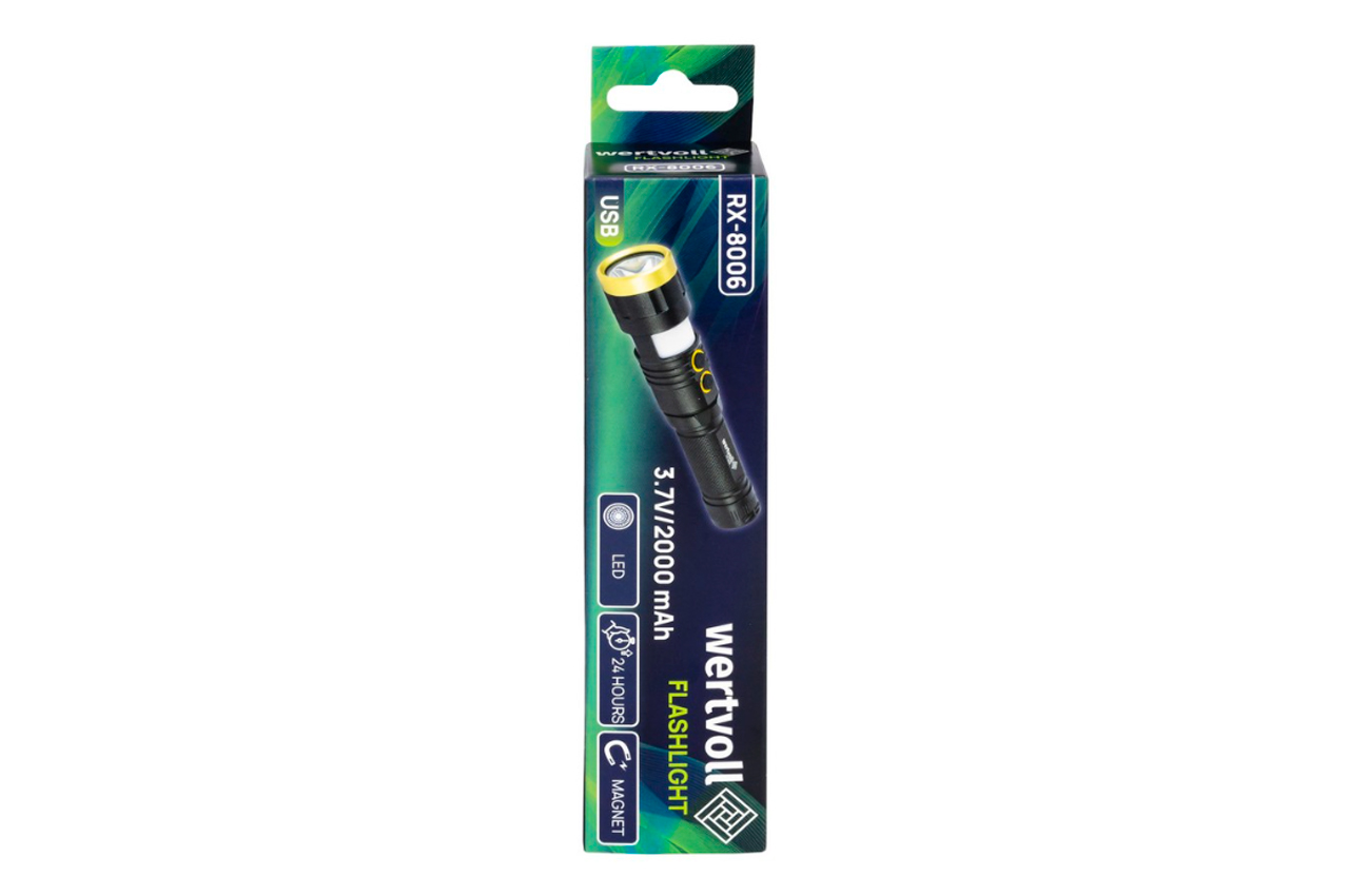 Ліхтар магнітний Vertvoll 4LED x 5Вт Li-ion (RX-8006)