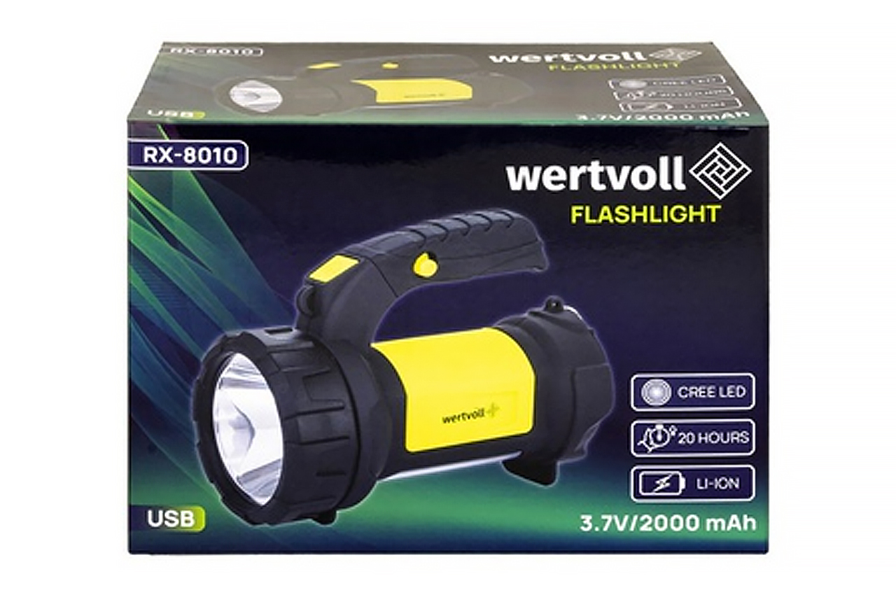 Ліхтар кемпінговий Vertvoll 2LED (1COB) x 3Вт Li-ion (RX-8010)