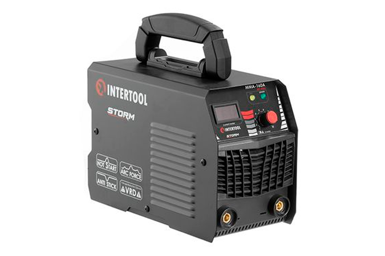 Аппарат сварочный инверторный Intertool-Storm MMA-160A x 7000Вт (WT-4003)